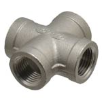 1/2 in. Threaded 3000# 316L Stainless Steel Cross