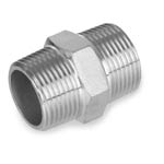 1/8 Hex Nipple 150# 304 Threaded Both Ends 1/8 Hex Nipple 150# 304 Threaded Both Ends
