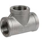 1/8 in. Threaded 150# 304 Stainless Steel Tee 1/8 in. Threaded 150# 304 Stainless Steel Tee
