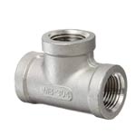 1/8 in. Threaded 150# 316L Stainless Steel Tee 1/8 in. Threaded 150# 316L Stainless Steel Tee