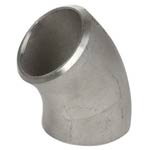 3 in. Plain End Schedule 10 Long Radius 316L Stainless Steel 45 Degree Elbow 3 in. Plain End Schedule 10 Long Radius 316L Stainless Steel 45 Degree Elbow