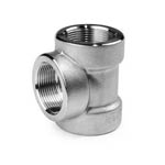 Forged high pressure pipe fittings SS equal NPT threaded 3000LBs tee Forged high pressure pipe fittings SS equal NPT threaded 3000LBs tee