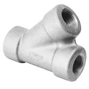 ASME B16.11 Stainless Steel Screwed 45° Lateral Tee ASME B16.11 Stainless Steel Screwed 45° Lateral Tee