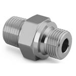 Forged 1/2” NPT stainless steel swagelok type SS hexagonal nipple fittings male thread Forged 1/2” NPT stainless steel swagelok type SS hexagonal nipple fittings male thread